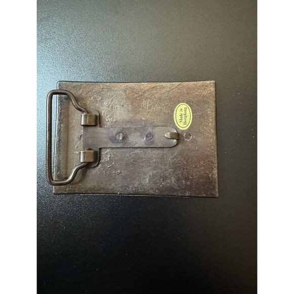 There's A Ford In Your Future $750 Ford Model T Vintage Belt Buckle Brass Tone - Picture 2 of 4